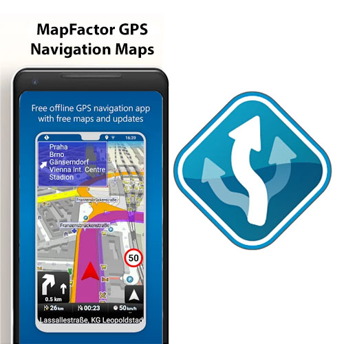 دانلود رایگان برنامه اندروید MapFactor GPS Navigation Maps